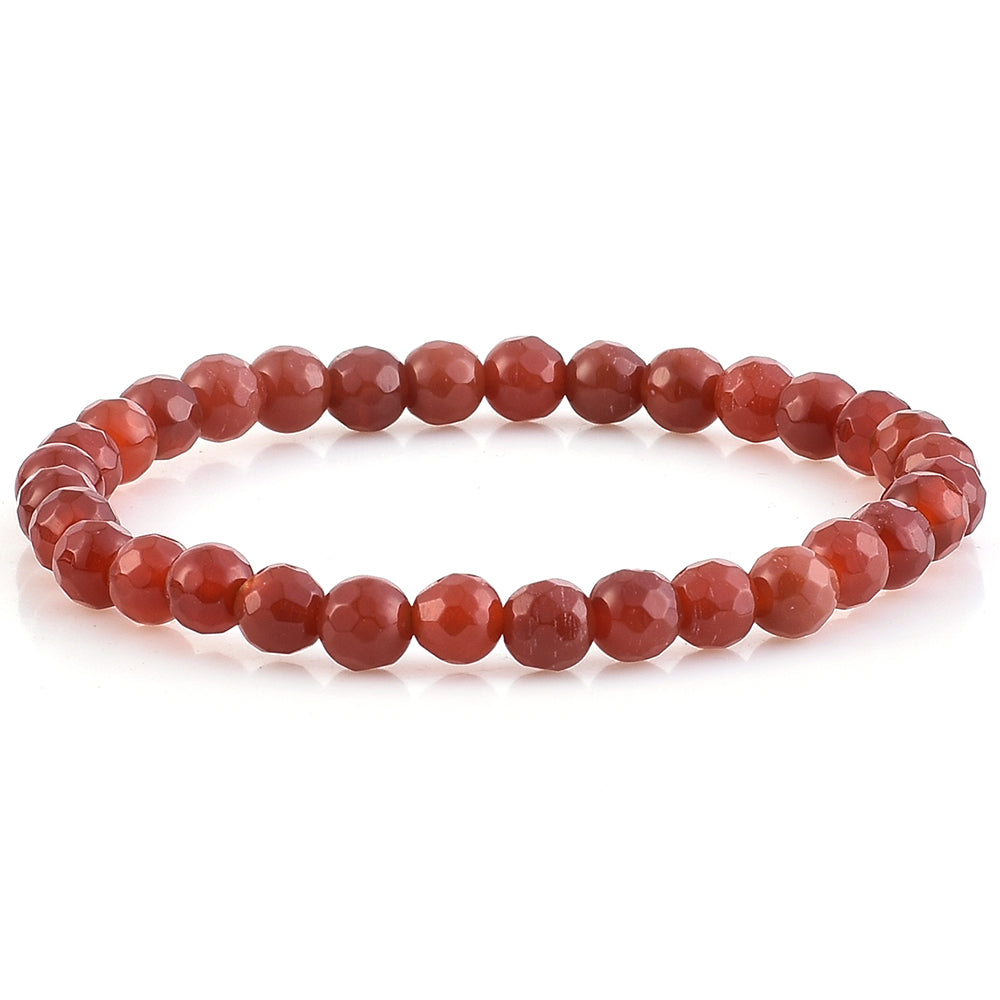 Pulsera Cuenta con Ónice rojo 1 