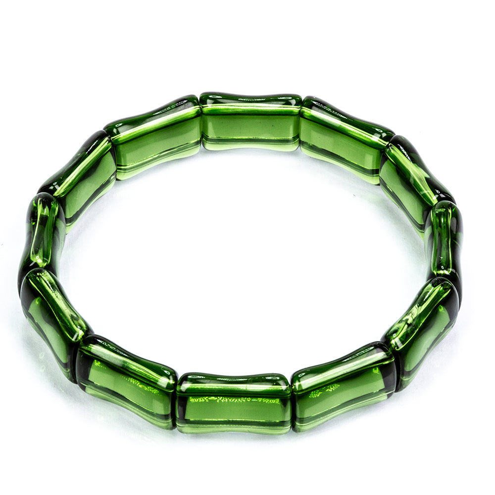 Pulsera Cuenta con Cuarzo Verde 1 