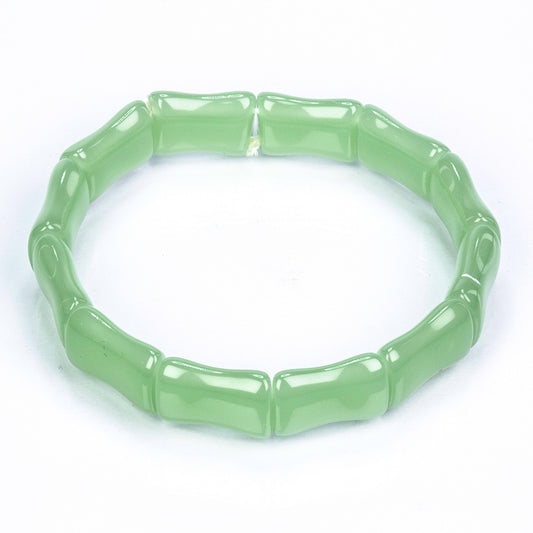 Pulsera Cuenta con Cuarzo Verde