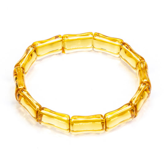 Pulsera Cuenta con Cuarzo amarillo