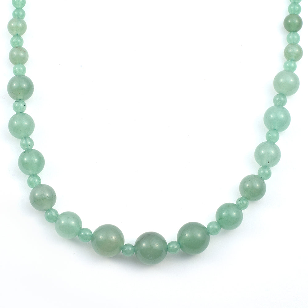 Collar de Plata con Anenturina Verde 3 