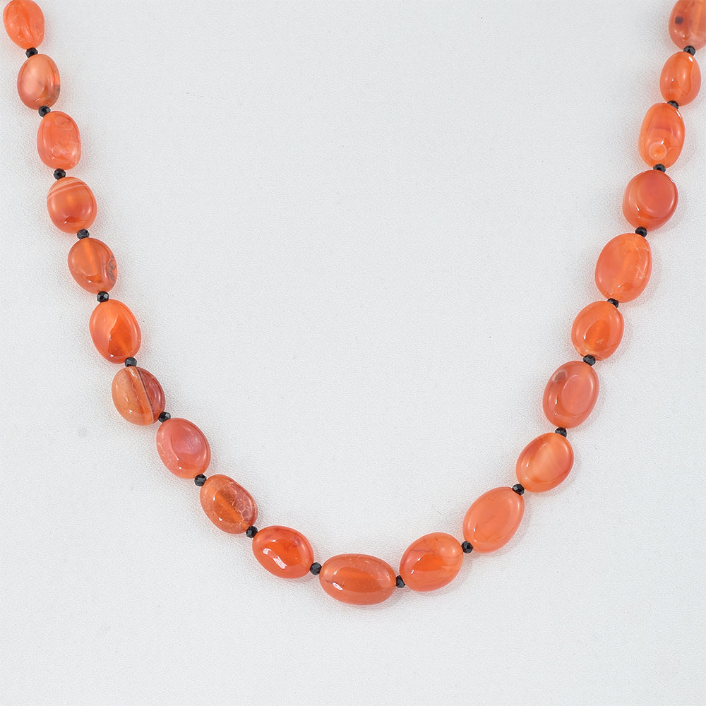 Collar Pepita con Cornalina y Espinela Negra