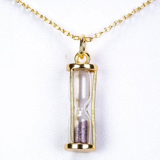 Collar de Aleación Bañado en Oro con Rubí de Tailandia