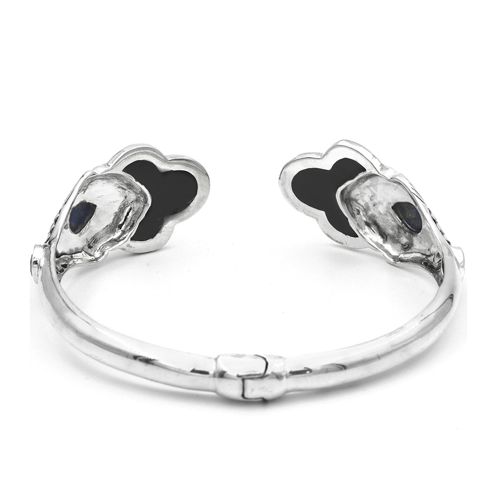 Pulsera de Plata con Concha de abulón y Lapislázuli 2 