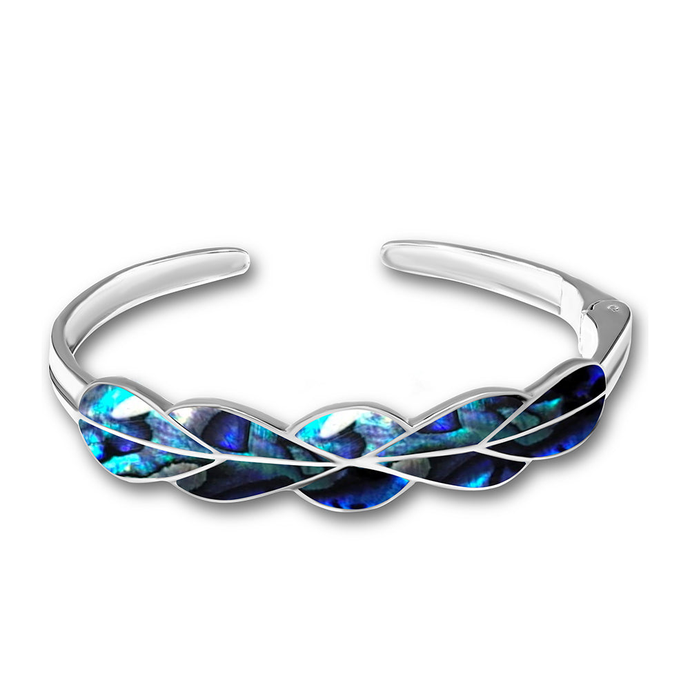 Pulsera de Plata con Concha de abulón 1 
