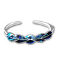 Pulsera de Plata con Concha de abulón