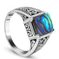 Anillo de Plata con Concha de abulón