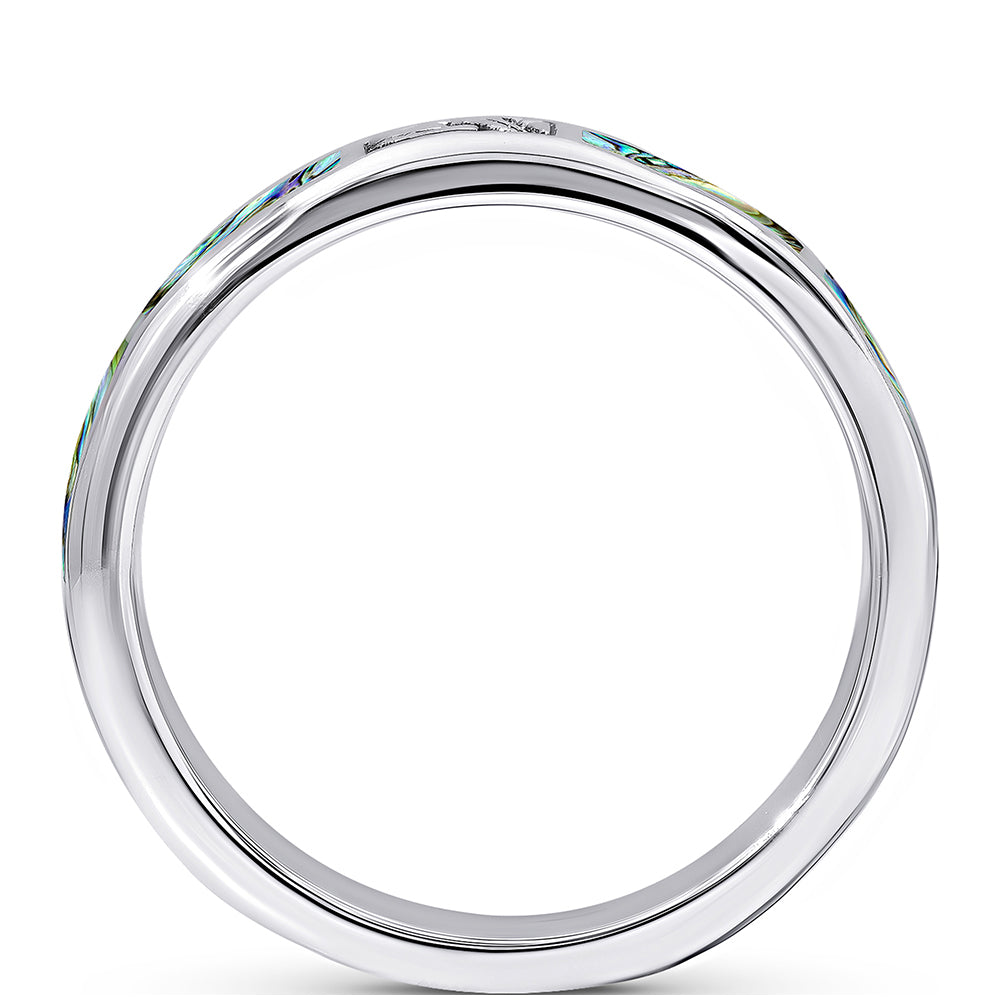 Anillo de Plata con Concha de abulón 3 