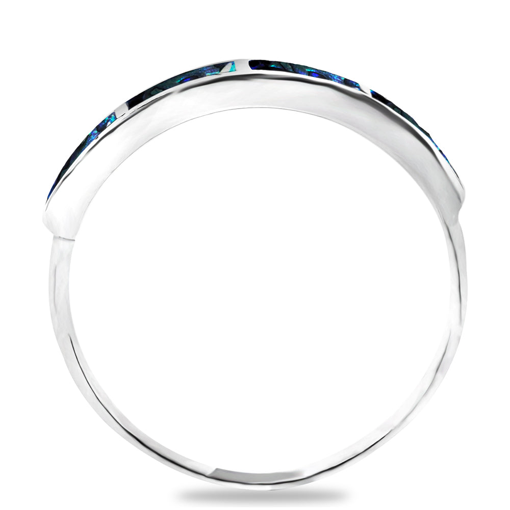 Anillo de Plata con Concha de abulón