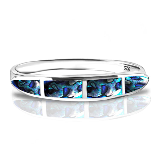 Anillo de Plata con Concha de abulón
