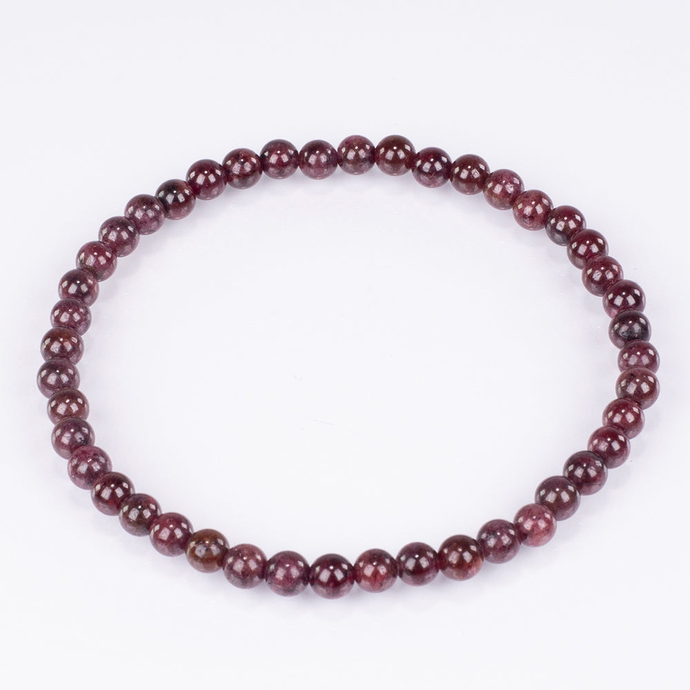 Conjunto Pepita con Cuarzo Rosado y Granate rojo ( Pulsera )