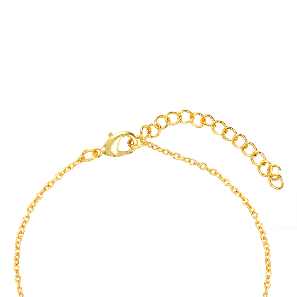 Collar de Plata Bañada en Oro con Lapislázuli