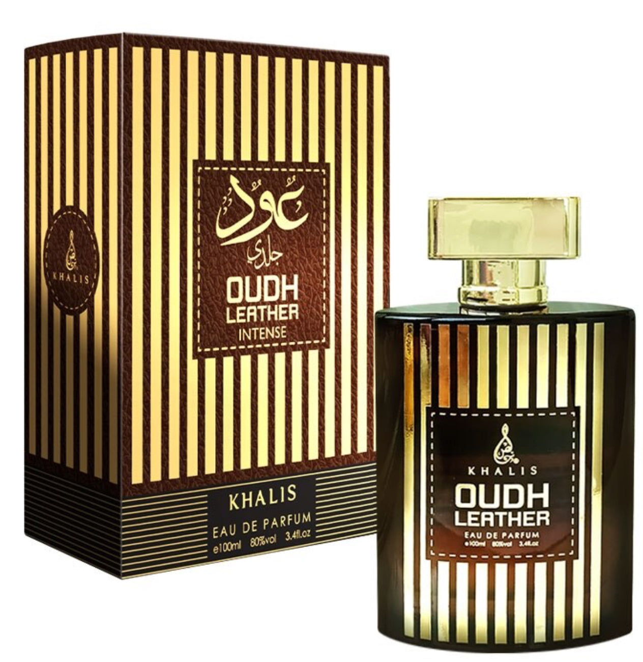 Oudh Leather Intense EDP 100 ml – fragancia cítrica y de cuero para hombre 3 