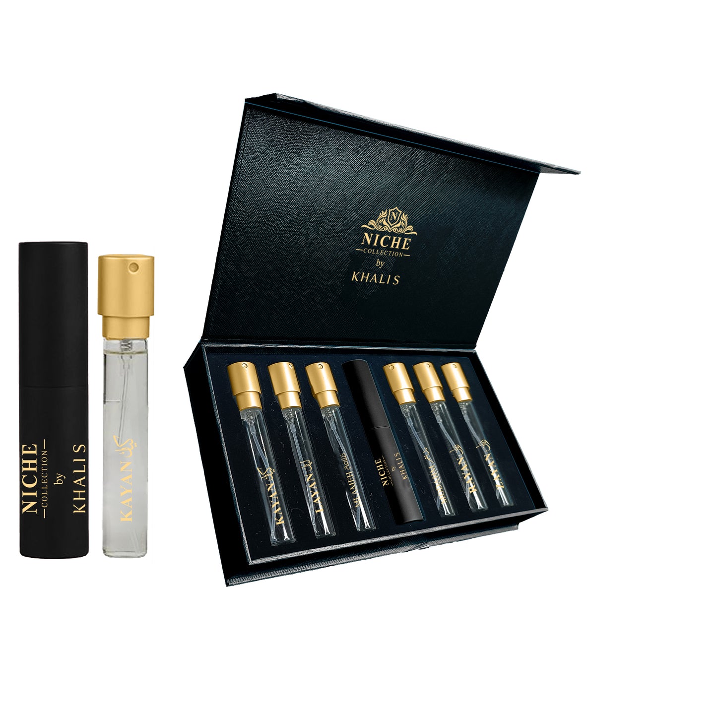 Black Niche Discovery Collection Kayan EDP 6x10 ml – fragancia unisex afrutada y amaderada