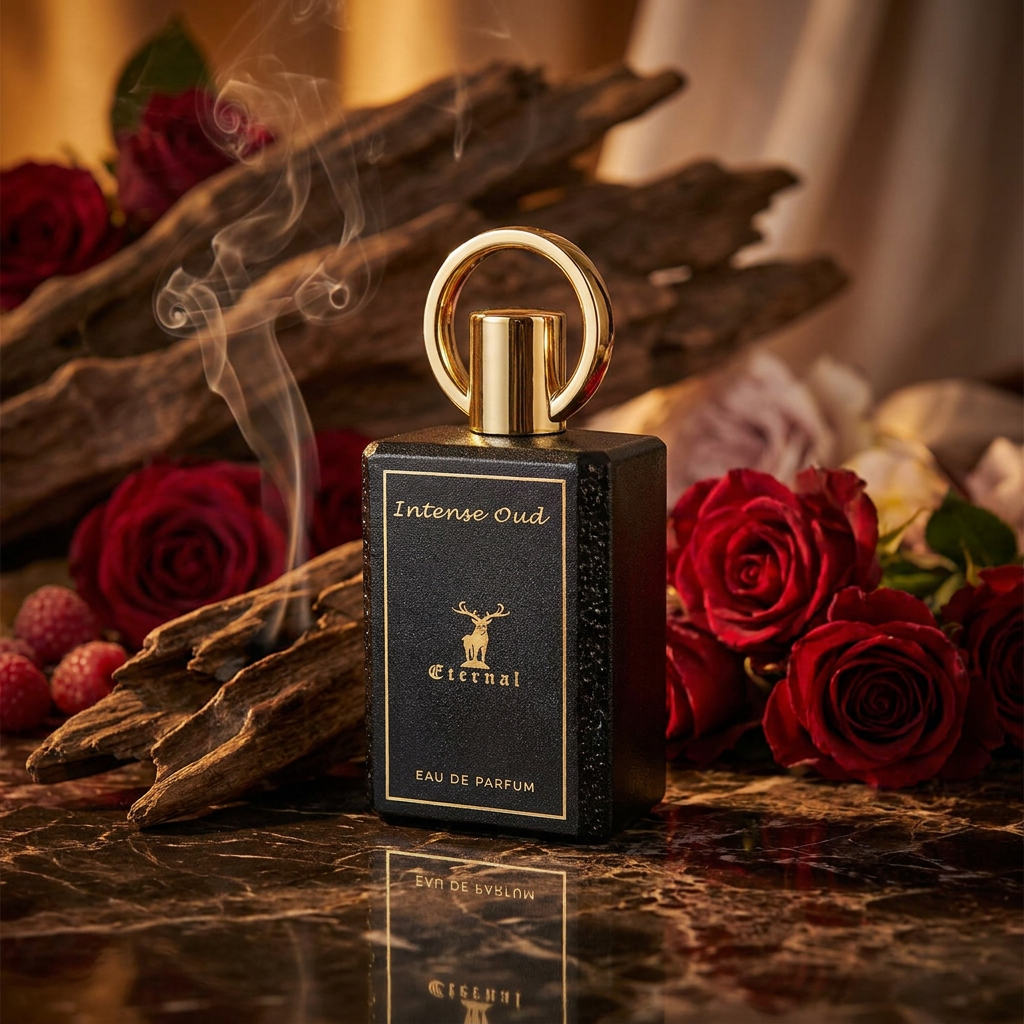 Intense Oud Eternal Collection EDP 100 ml – fragancia unisex afrutada y amaderada