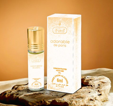 Aceite de perfume en roll-on Adorable de Paris Al Riyad (6 ml) – Fragancia floral-cítrica para mujer 2 