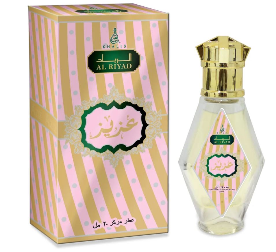 Aceite de perfume concentrado Aziz Al Riyad (20 ml) – fragancia cítrico-aromática para hombre 1 