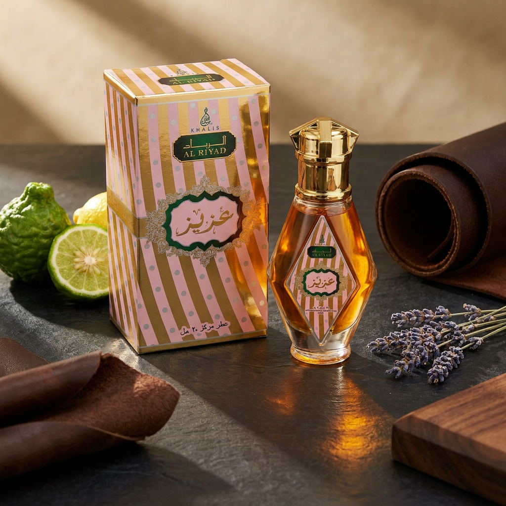 Aceite de perfume concentrado Aziz Al Riyad (20 ml) – fragancia cítrico-aromática para hombre 4 