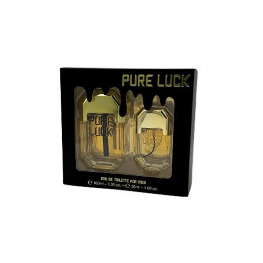 Linn Young EDT 100 ml + 30 ml "Pure Luck" – fragancia amaderada especiada para hombre