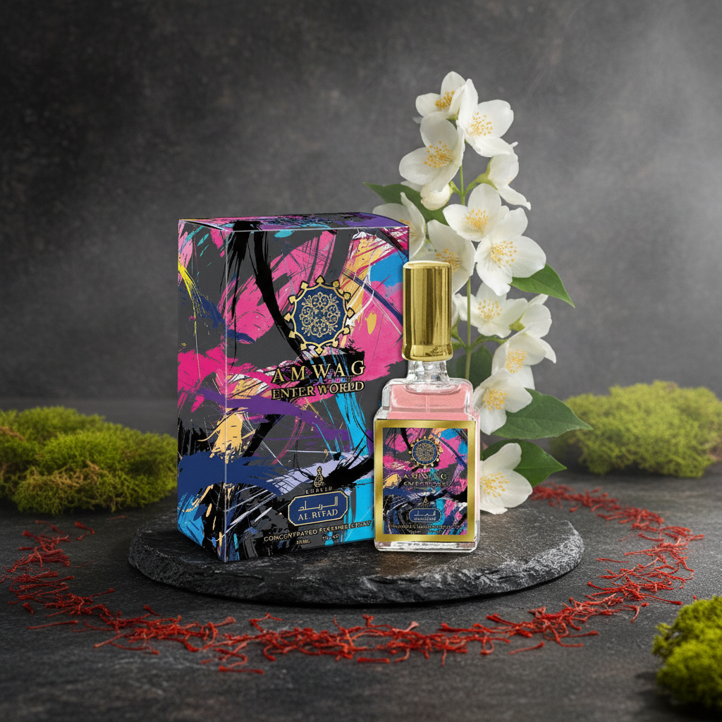 30 ml Eau de Perfume Amwaj Enter World Picante JazmÍn Fragancia para mujer 2 
