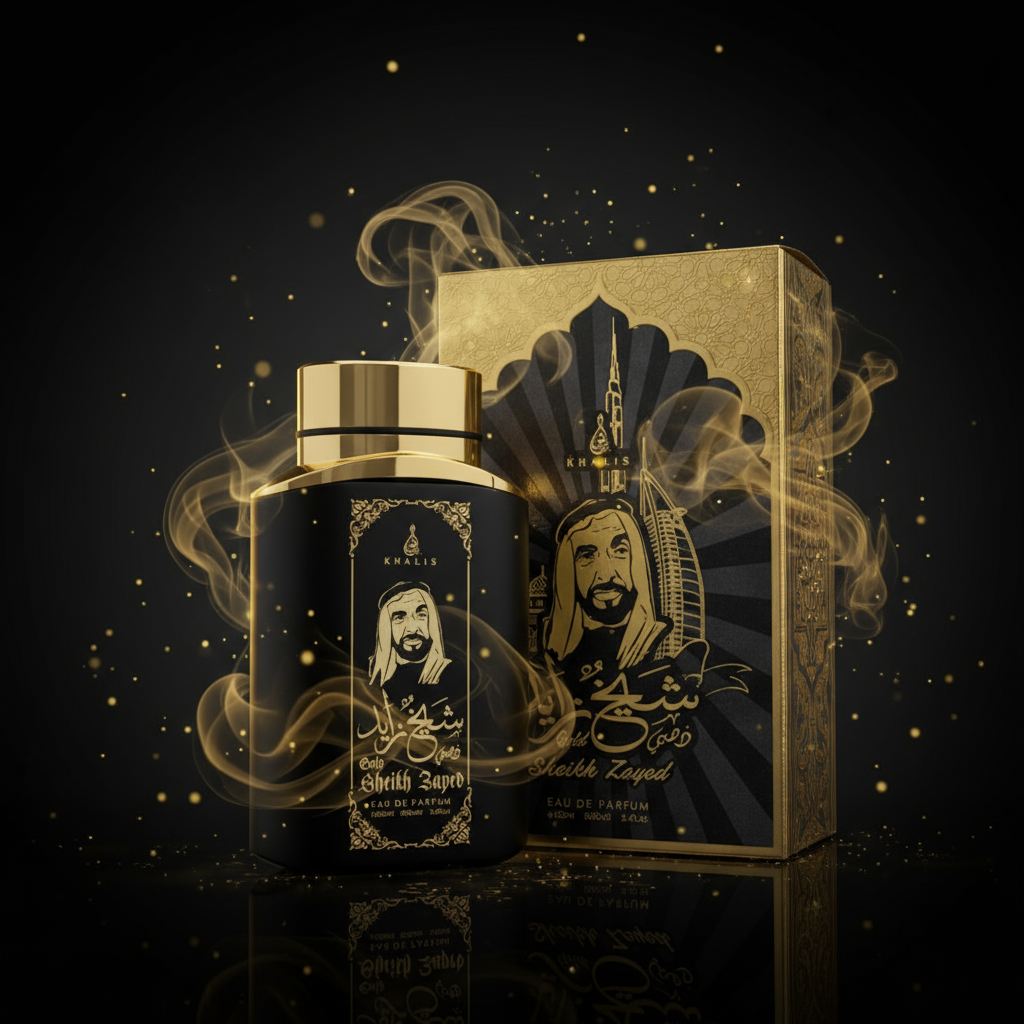 100 ml Eau de Perfume SHEIKH ZAYED GOLD Fragancia especiada amaderada para hombre
