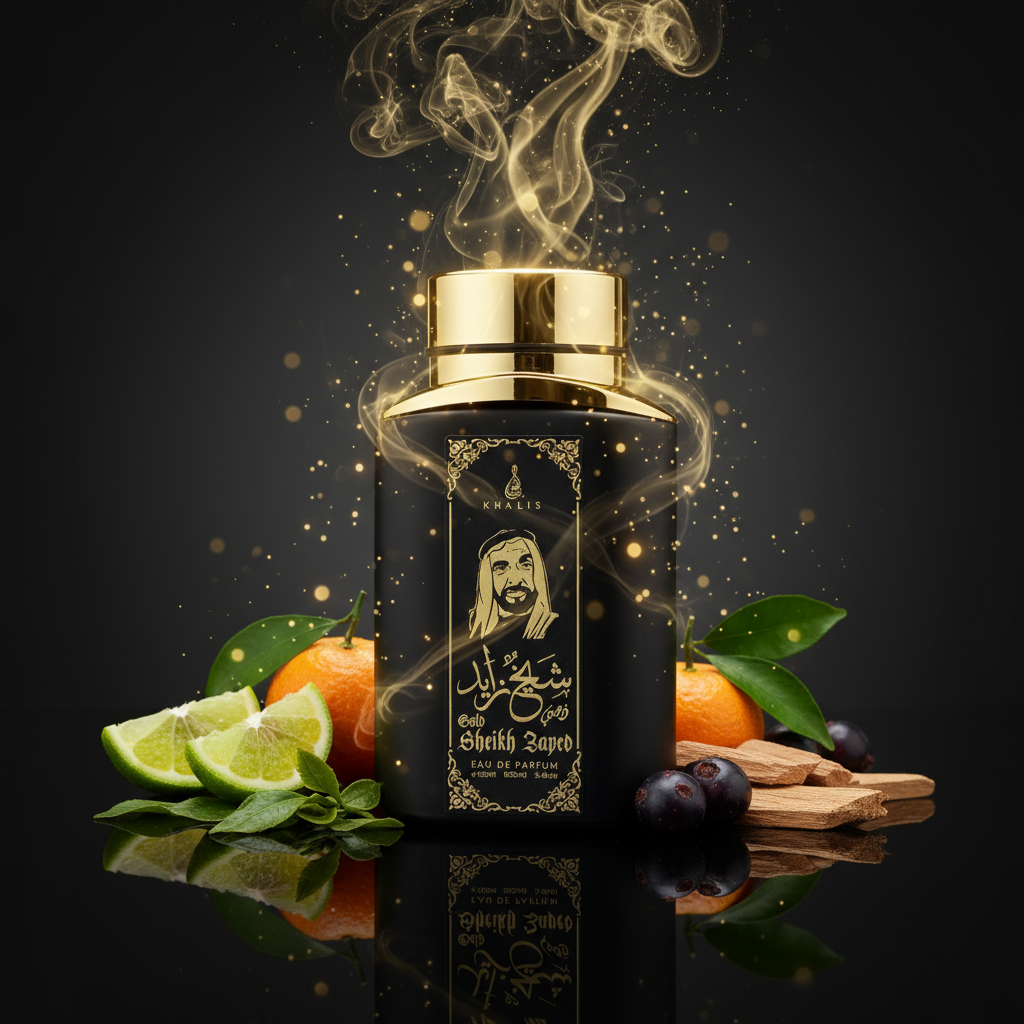 100 ml Eau de Perfume SHEIKH ZAYED GOLD Fragancia especiada amaderada para hombre