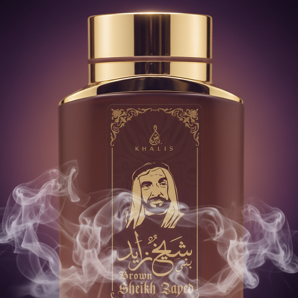 100 ml Eau de Perfume SHEIKH ZAYED BROWN Fragancia Oud y Vainilla para Hombre 3 