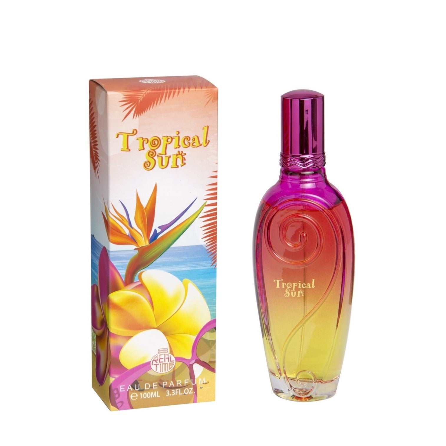 100 ml Eau de Perfume "TROPICAL SUN" Fragancia Afrutada Almizclada para Mujer, con contenido de aceite de fragancia 3% 1 