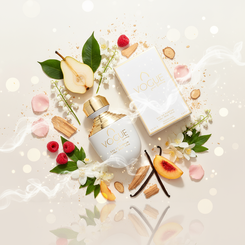 100 ml Eau de Parfum VOGUE Fragancia de almizcle floral afrutado para mujer