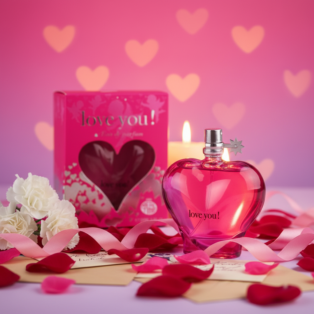 100 ml Eau de Parfum "Love You Pink" Fruity - Fragancia Cítrica para Mujer 1 