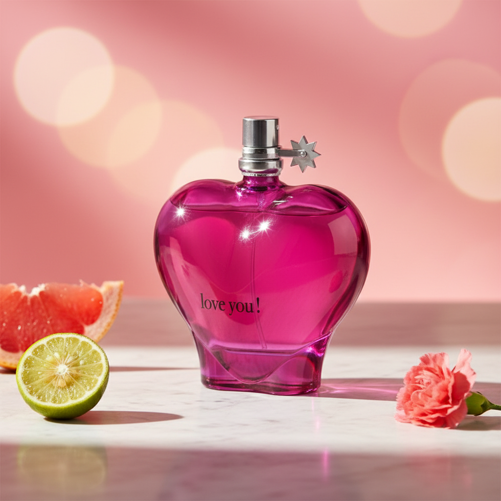 100 ml Eau de Parfum "Love You Pink" Fruity - Fragancia Cítrica para Mujer 8 