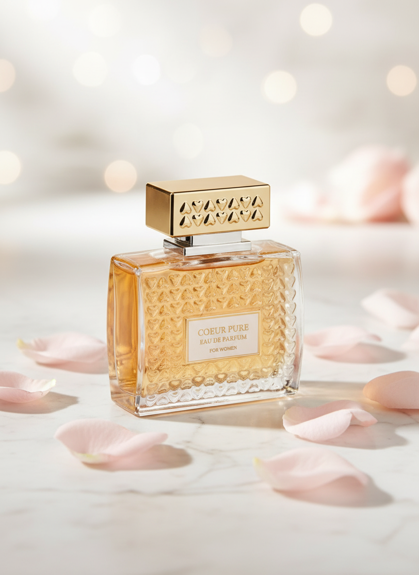 Agua de perfume COEUR PURE 100ml Fragancia floral para mujeres 4 