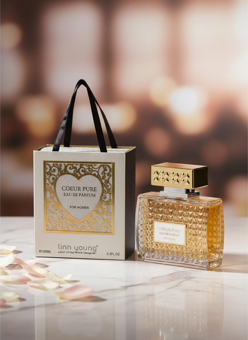 Agua de perfume COEUR PURE 100ml Fragancia floral para mujeres 6 
