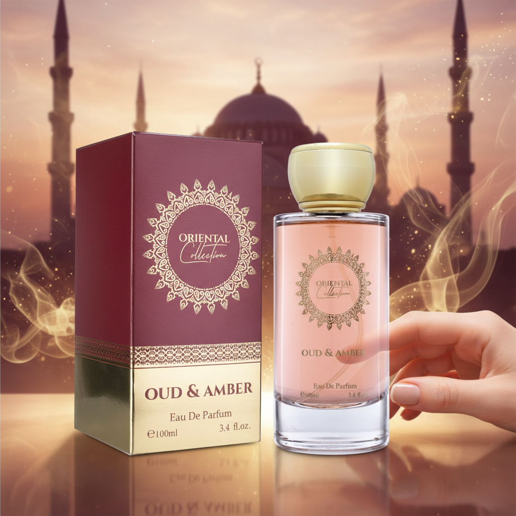 OUD AND AMBER 100ml EDP Exclusiva y elegante fragancia unisex. Exclusivo oud, dulce