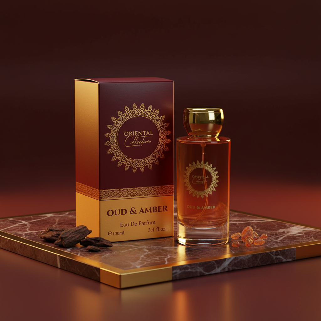 OUD AND AMBER 100ml EDP Exclusiva y elegante fragancia unisex. Exclusivo oud, dulce
