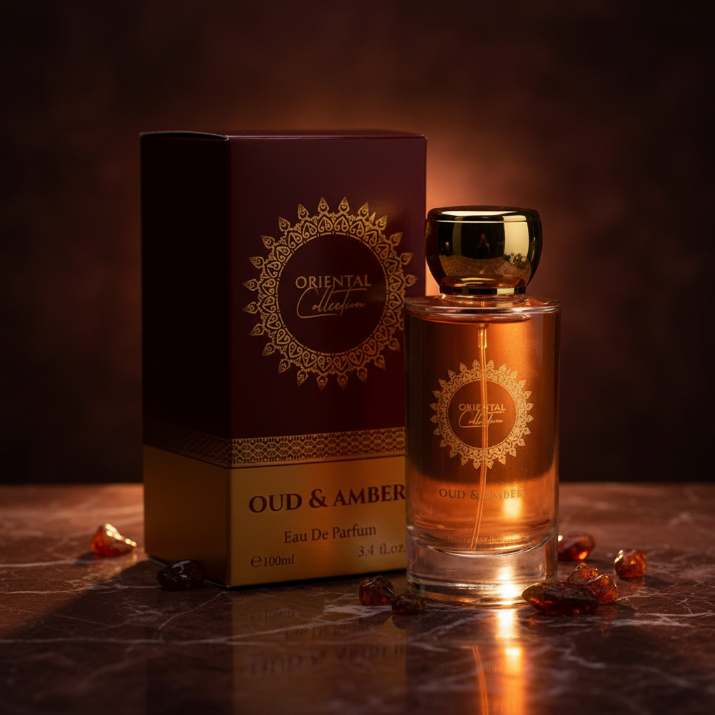 OUD AND AMBER 100ml EDP Exclusiva y elegante fragancia unisex. Exclusivo oud, dulce 8 