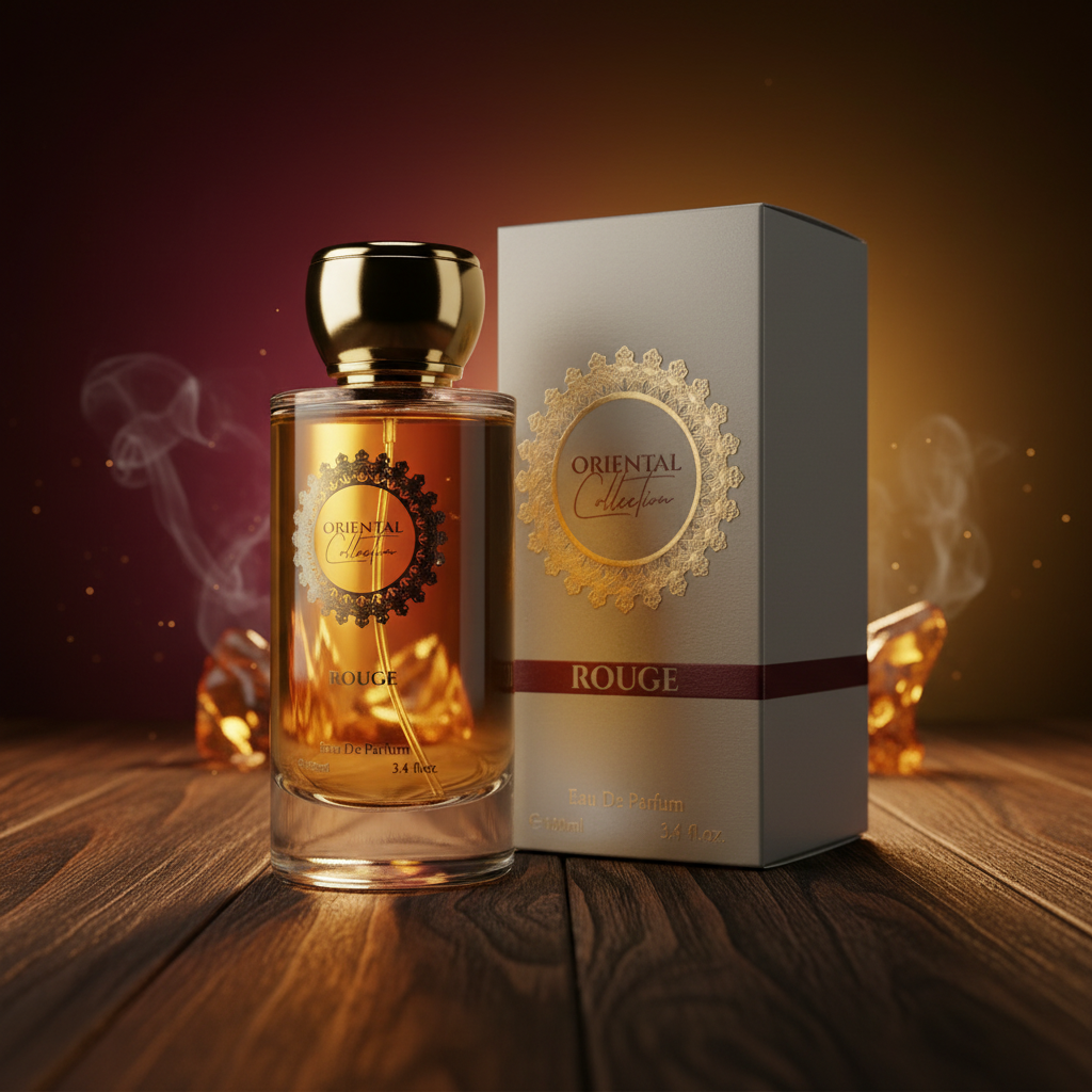 ROUGE 100ml EDP Fragancia unisex, amaderada, misteriosa, retadora 5 