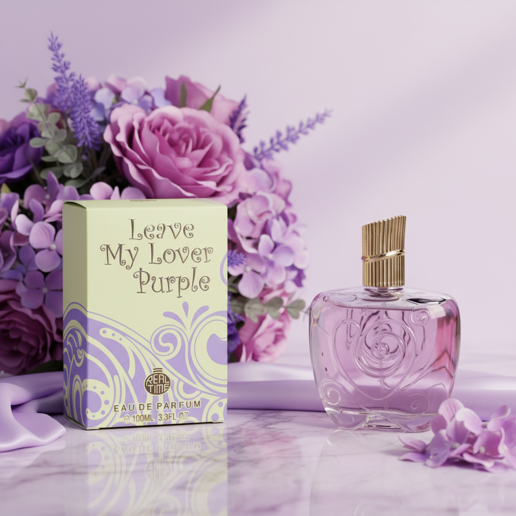 LEAVE MY LOVER PURPLE, EDP 100 ml, fragancia oriental avainillada para mujeres 6 