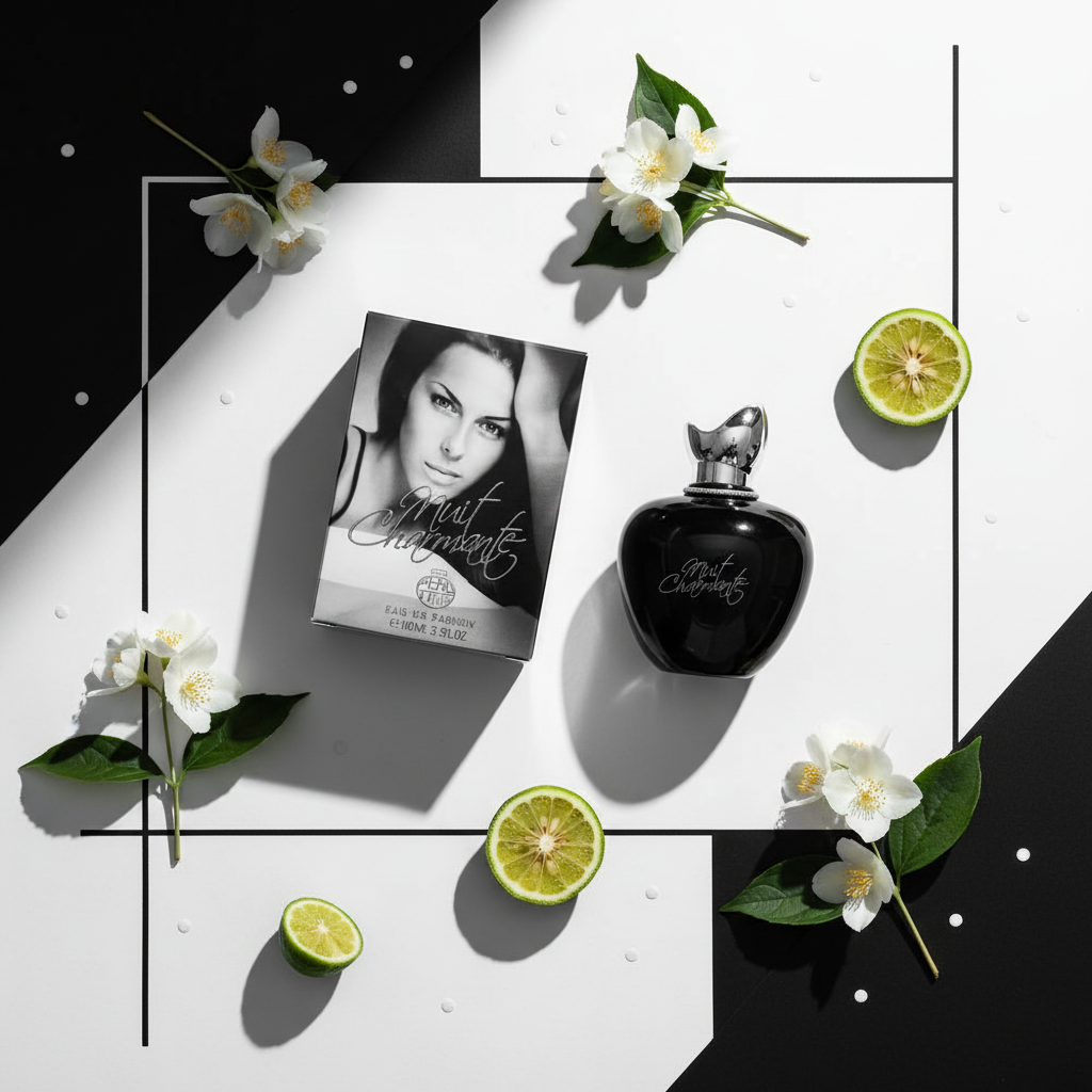 100 ml agua de perfume Nuit Charmante sweet, fragancia floral para mujeres 6 