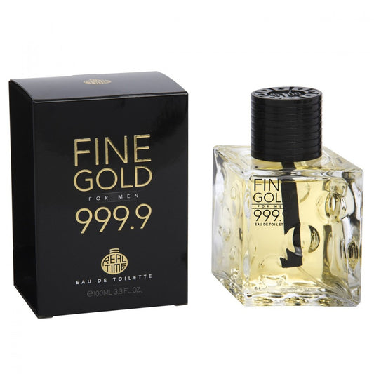 Eau de Toilette "Fine Gold" 100 ml Fragancia amaderada para hombre