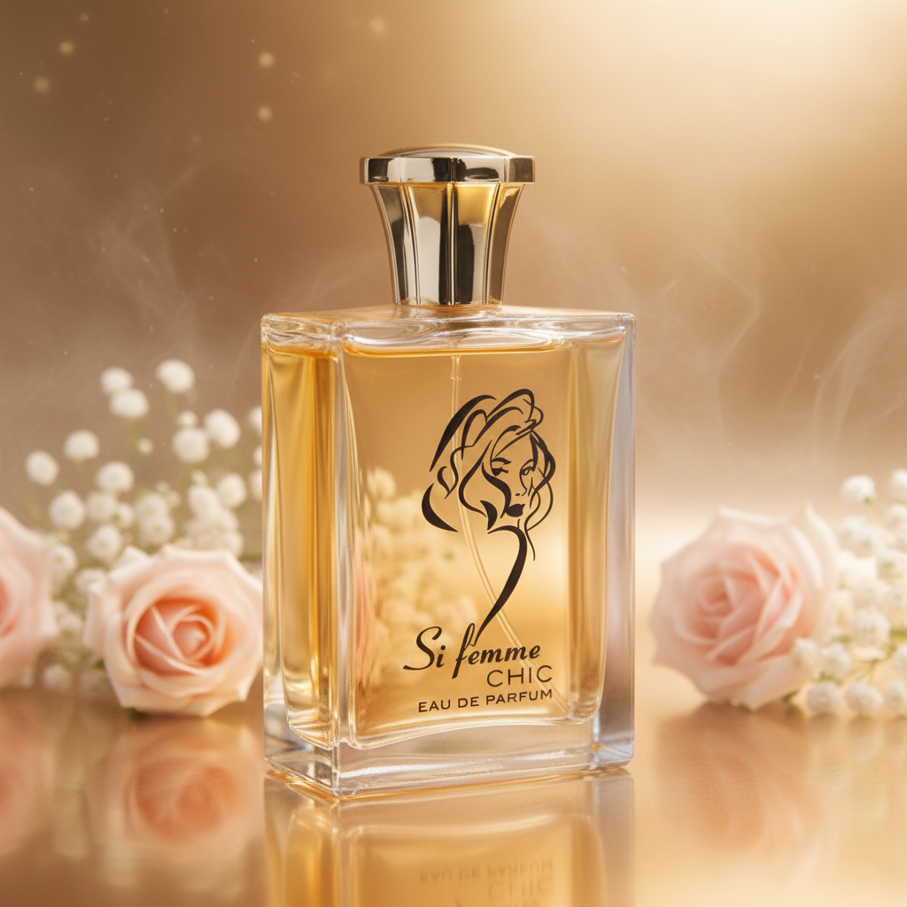 EDP "Si Femme Chic" 100ml, fragancia floral 4 