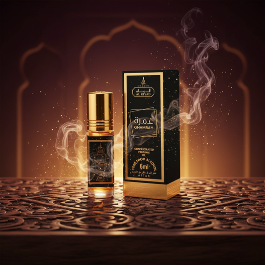 "Ghamrah" perfume en aceite de 6ml, fragancia oriental amaderada unisex