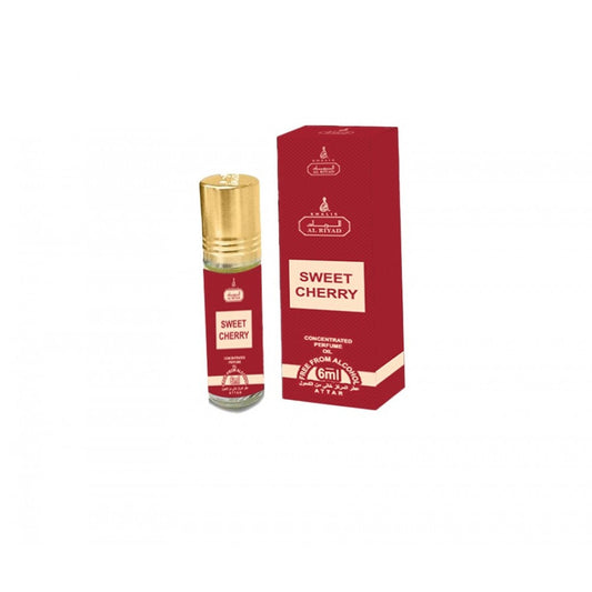 " Sweet Cherry"( Al Riyad ) perfume en aceite de 6 ml, fragancia floral afrutada unisex