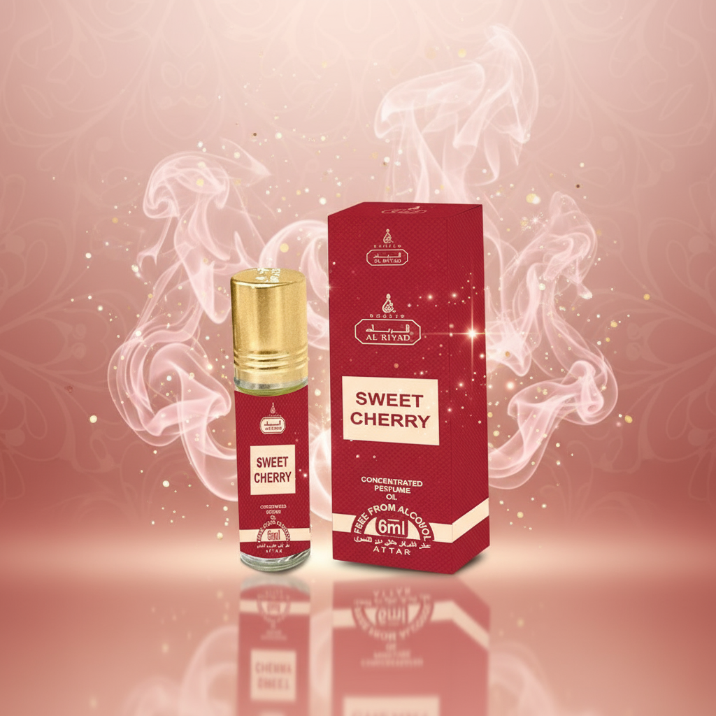 " Sweet Cherry"( Al Riyad ) perfume en aceite de 6 ml, fragancia floral afrutada unisex 2 