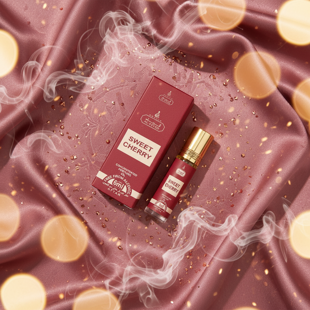 " Sweet Cherry"( Al Riyad ) perfume en aceite de 6 ml, fragancia floral afrutada unisex 3 