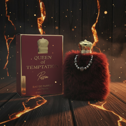"Queen of Temptation Passion" EDP 100ml, fragancia floral ambarada