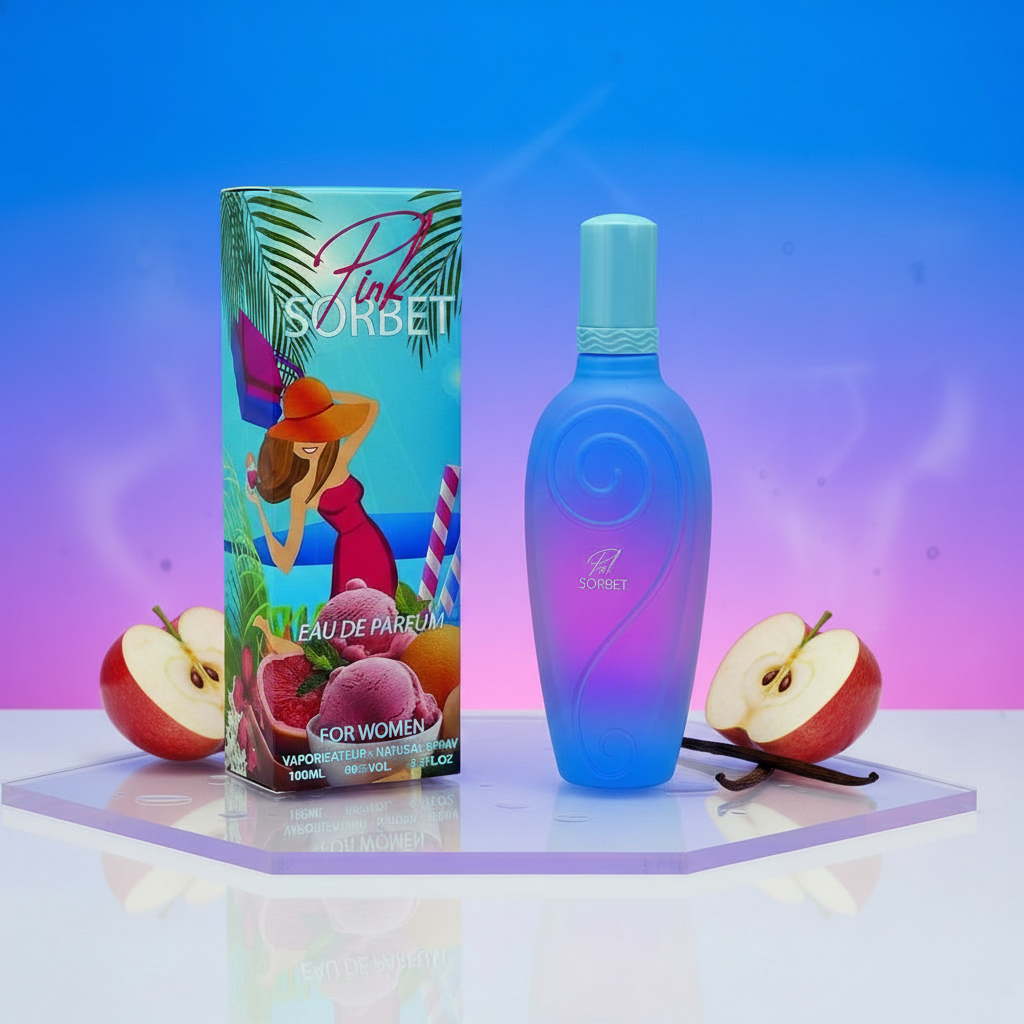 EDP 100 ml “Pink Sorbet” – fragancia frutal-floral