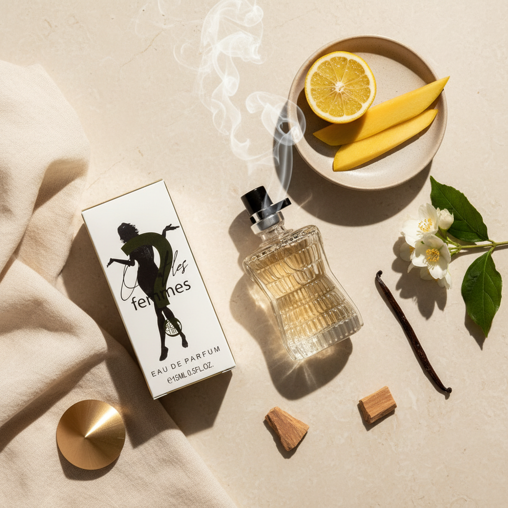 15ml EDP " OÚ SONT LES FEMMES" fraganci floral amaderada almizclada 8 