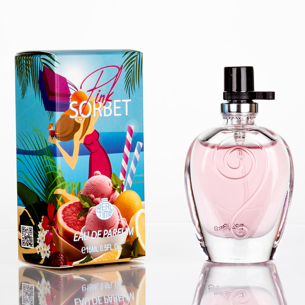 15 ml EDP " PINK SORBET" fragancia frutal aromática 2 