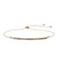 Pulsera de Oro 9K con Diamante Champagne